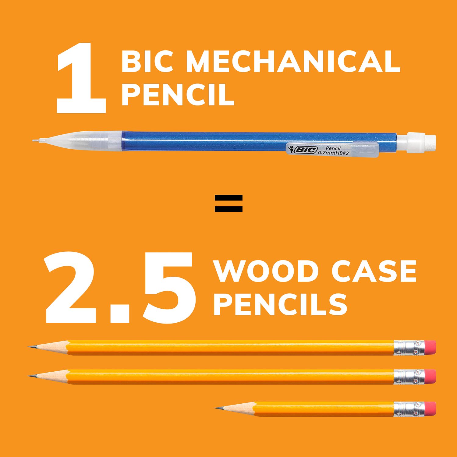 number 2.5 pencil
