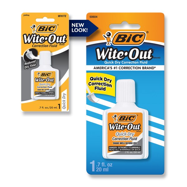 BIC Wite-Out Brand Quick Dry Correction Fluid