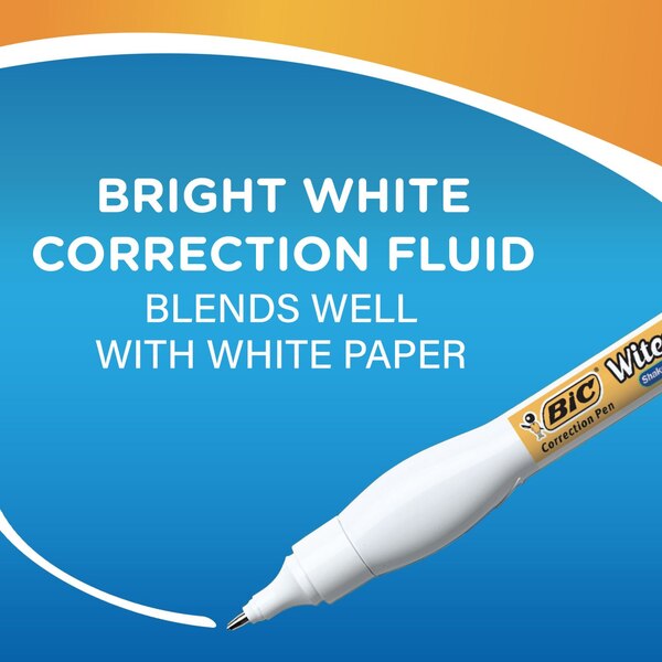 BIC Wite-Out Brand Shake 'n Squeeze Correction Fluid Pen, 8 ml