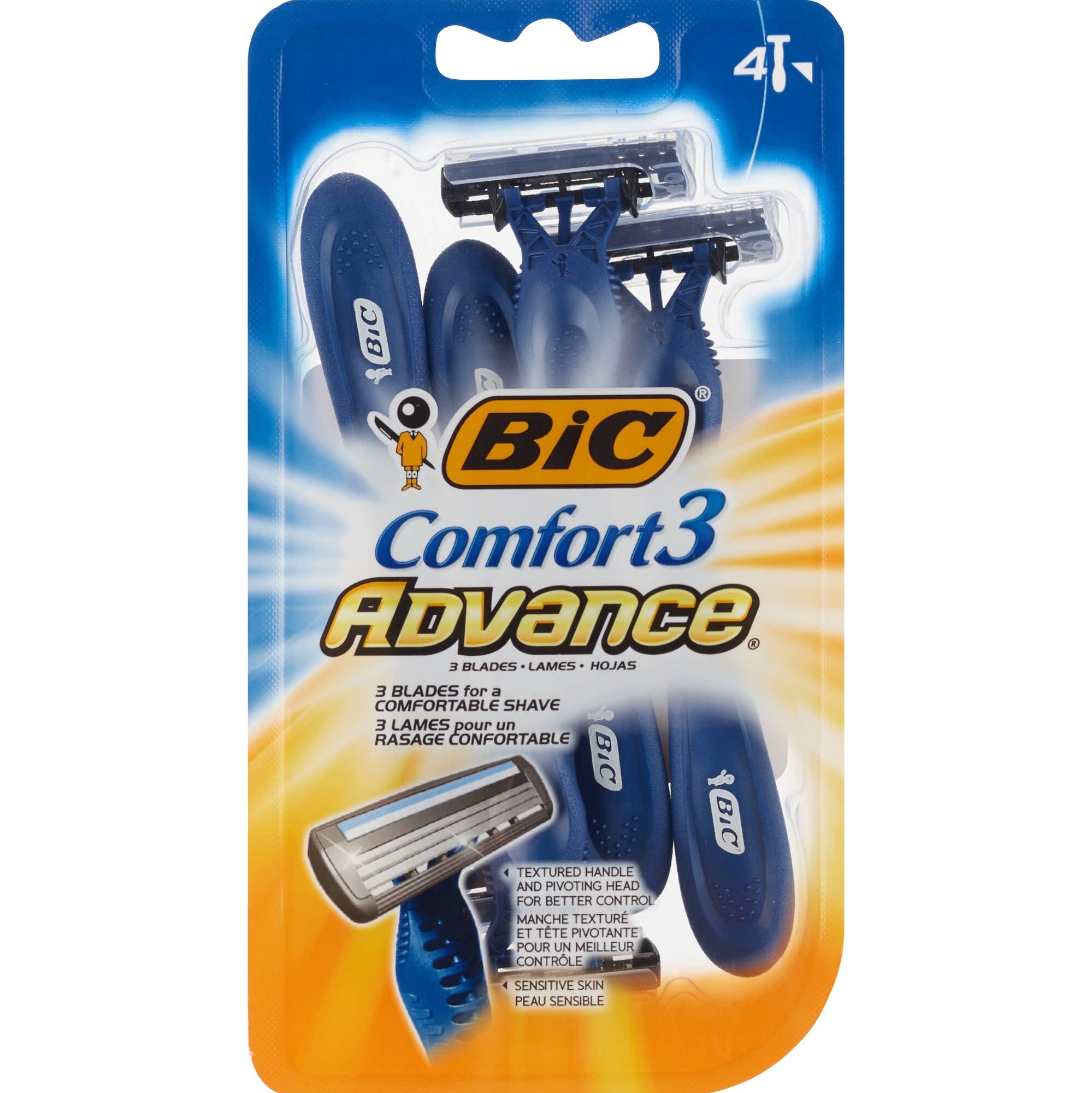 Customer Reviews BIC Comfort 3 Advance Disposable Razors Men 4 CT CVS Pharmacy