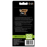 Bic Hybrid Flex 5 Blades Titanium Razor, 3 CT, thumbnail image