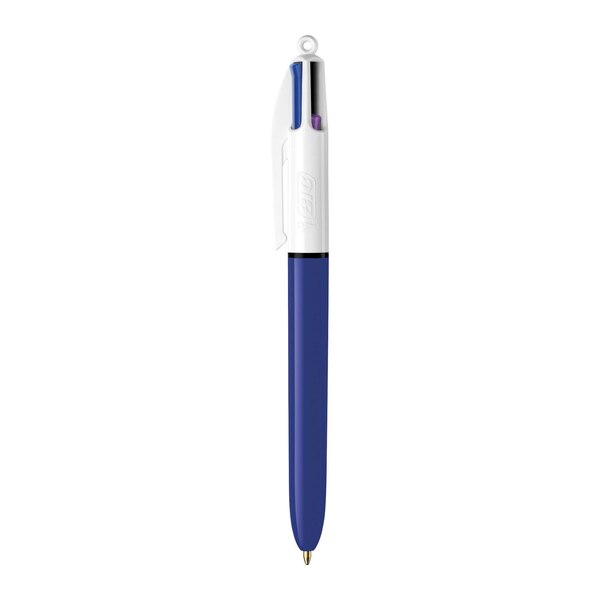 BIC 4-Color Medium/Fine Point Ball Pen Set, Assorted Ink, 1 ct