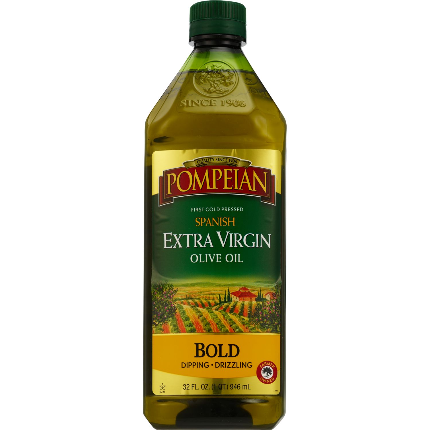 Pompeian Bold Spanish Extra Virgin Olive Oil, 33.4 OZ