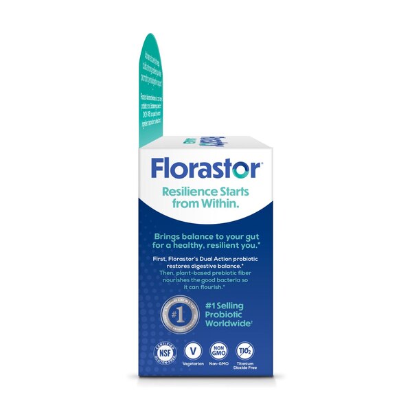 Florastor Select Daily Probiotic and Prebiotic Supplement Capsules