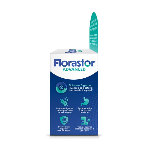 Florastor Select Daily Probiotic and Prebiotic Supplement Capsules