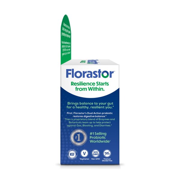 Florastor Advance Gas & Bloat Probiotic, 30 CT