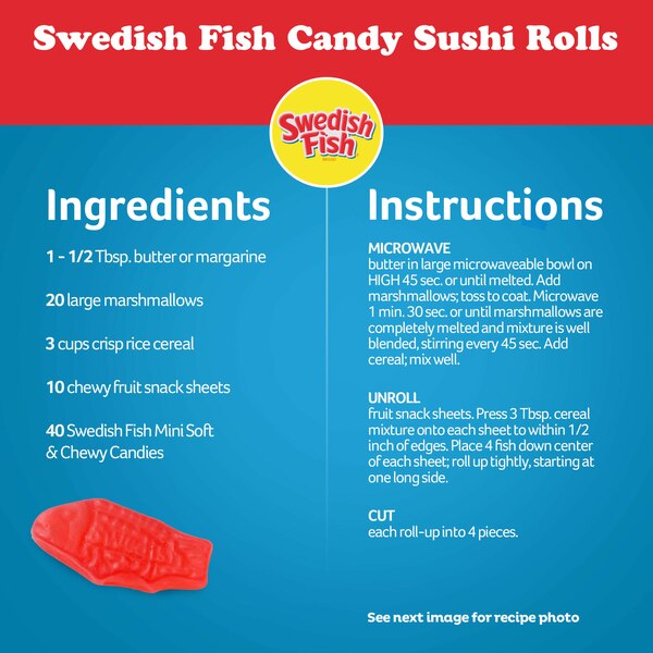Swedish Fish Mini Soft & Chewy Candy Family Size Bag