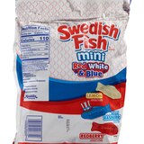Swedish Fish, Mini Red, White & Blue Soft & Chewy Candy 1.8 Lbs, thumbnail image