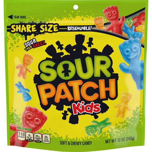 Sour Patch Kids, Share Size Bag, 12 Oz