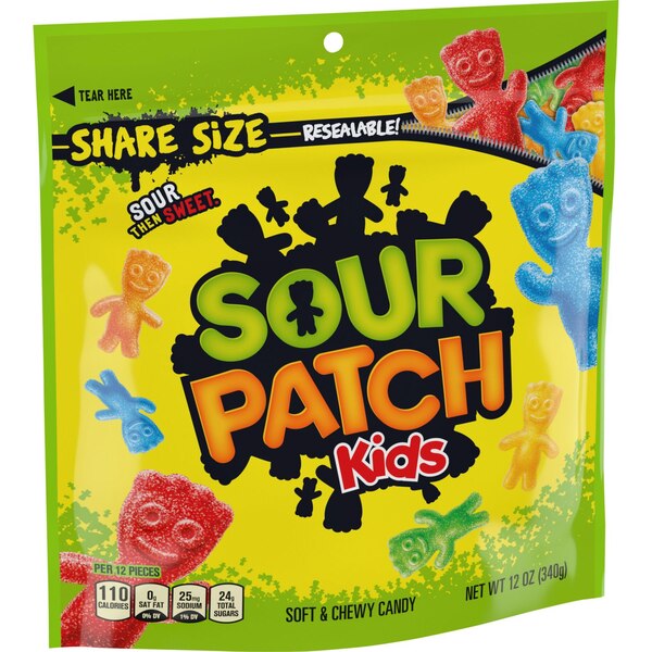 Sour Patch Kids, Share Size Bag, 12 Oz