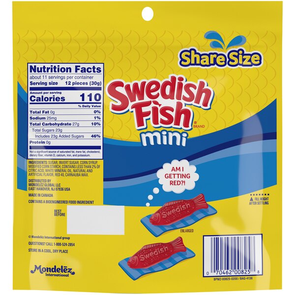 Swedish Fish Mini Soft & Chewy Candy, 12 oz