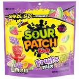 Sour Patch Kids, Fruits Mix Soft & Chewy Candy, Share Size, 11.03 oz, thumbnail image