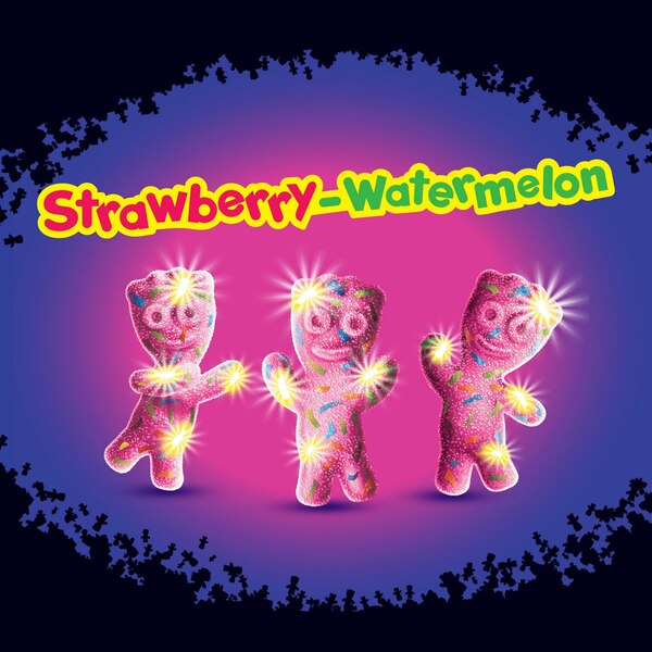 Sour Patch Kids, Glow Ups Strawberry-Watermelon Soft & Chewy Candy, 6.7 oz