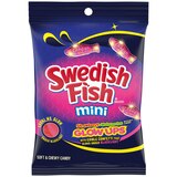 Swedish Fish, Mini Glow Ups Strawberry-Watermelon Soft & Chewy Candy, 6.7 oz, thumbnail image