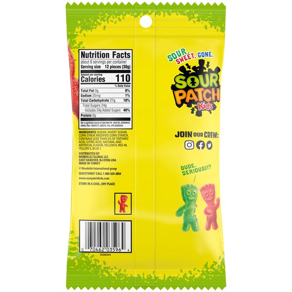 Sour Patch Kids Original Soft & Chewy Candy