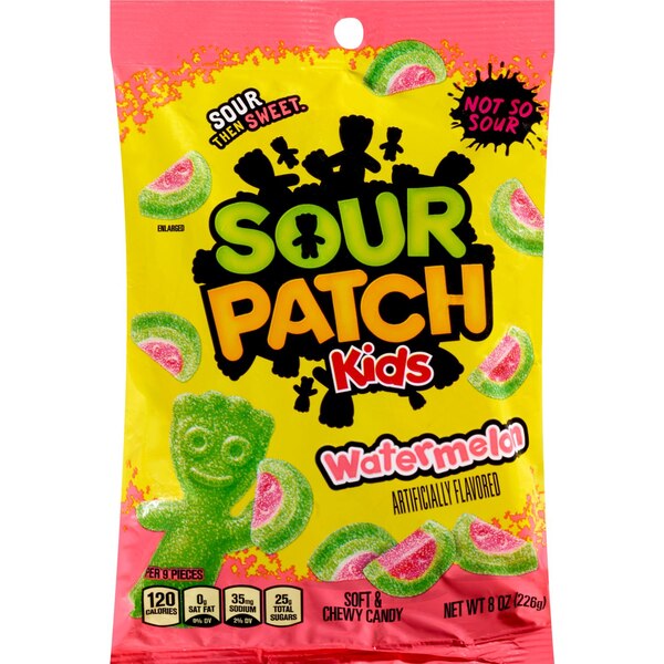 Sour Patch Watermelon Soft & Chewy Candy, 8 oz