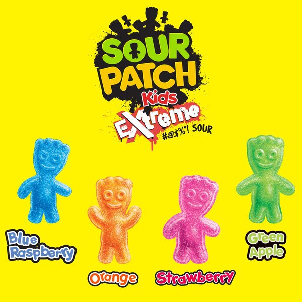 Sour Patch Kids, Extreme Sour Soft & Chewy Candy, 7.2 oz