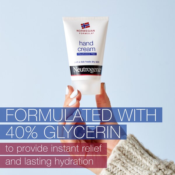 Neutrogena Norwegian Formula Dry Hand Cream, Fragrance-Free, 2 OZ