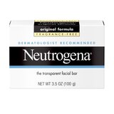 Neutrogena Original Fragrance-Free Gentle Facial Cleansing Bar, 3.5 OZ, thumbnail image