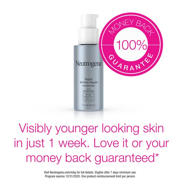Neutrogena Rapid Wrinkle Repair Moisturizer SPF 30, 1 OZ