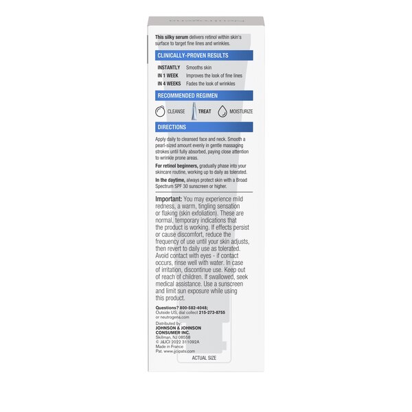 Neutrogena Rapid Wrinkle Repair Anti-Aging Retinol Serum, 1 OZ