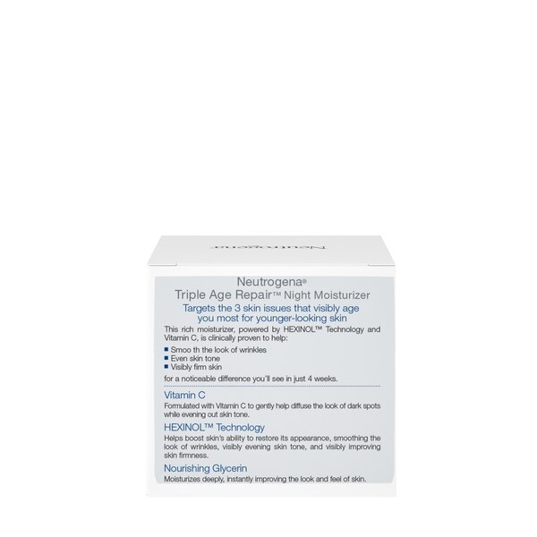 Neutrogena Triple Age Repair Anti-Aging Night Face Moisturizer, 1.7 OZ