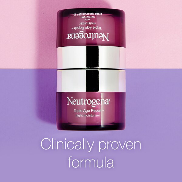 Neutrogena Triple Age Repair Anti-Aging Night Face Moisturizer, 1.7 OZ
