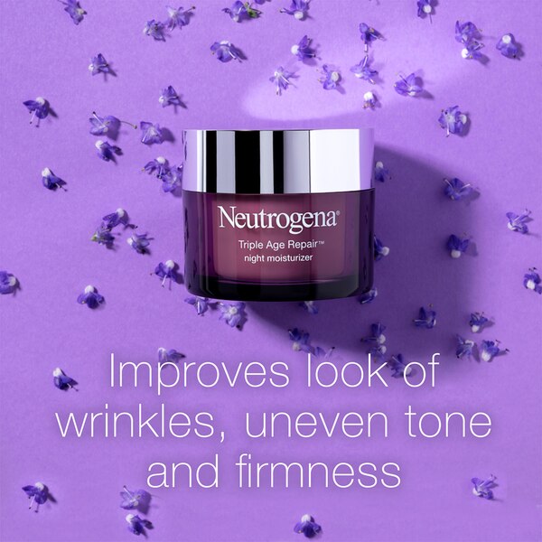 Neutrogena Triple Age Repair Anti-Aging Night Face Moisturizer, 1.7 OZ