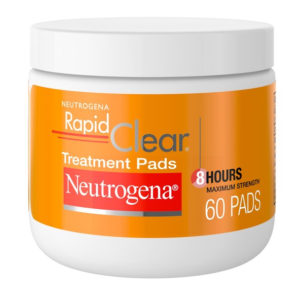 Neutrogena Rapid Clear Maximum Strength Acne Treatment Pads, 60CT
