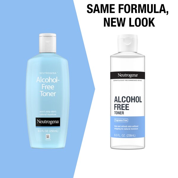 Neutrogena Alcohol-Free Facial Toner, Hypoallergenic, 8 OZ