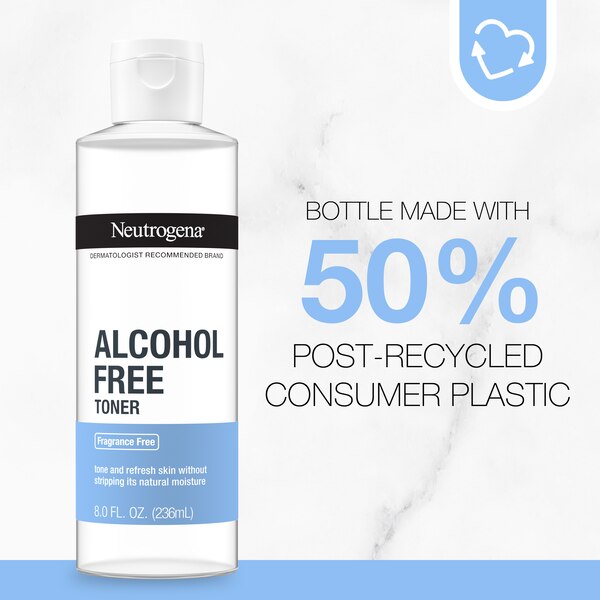 Neutrogena Alcohol-Free Facial Toner, Hypoallergenic, 8 OZ