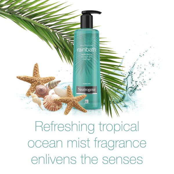 Neutrogena Rainbath Replenishing Shower And Bath Gel Ocean Mist, 16 OZ