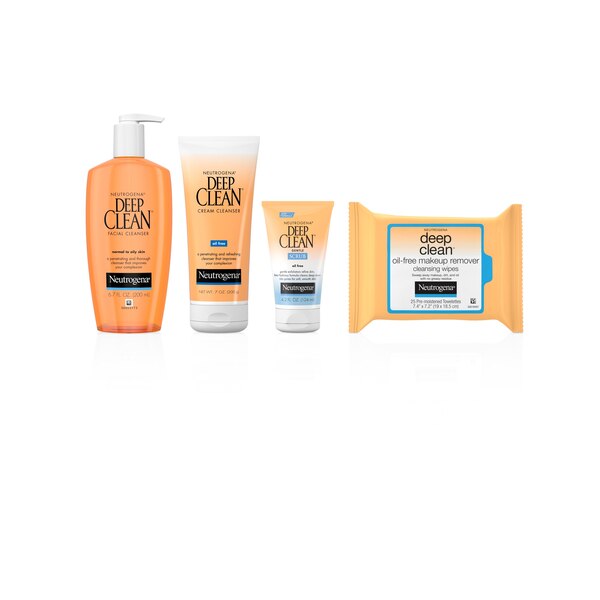 Neutrogena Deep Clean Gentle Facial Scrub, Oil free Cleanser 4.2 OZ