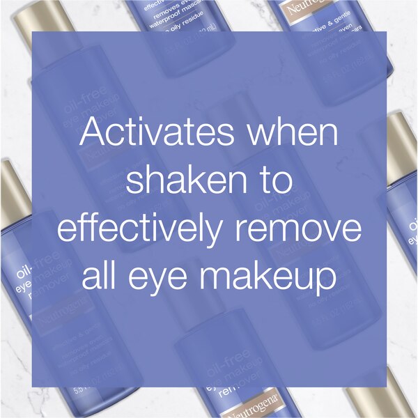 Neutrogena Oil-Free Liquid Eye Makeup Remover Solution, 5.5 OZ