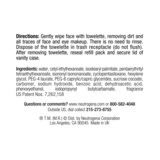 Neutrogena Makeup Remover Cleansing Towelettes & Face Wipes, 25CT, thumbnail image 4 of 15