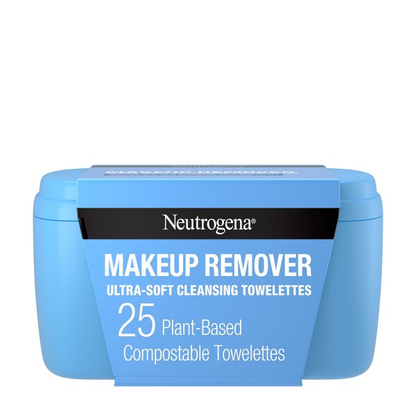 Neutrogena Makeup Remover Cleansing Towelettes & Face Wipes, 25CT
