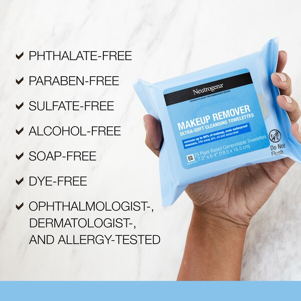 Neutrogena Makeup Remover Cleansing Towelettes, 25CT