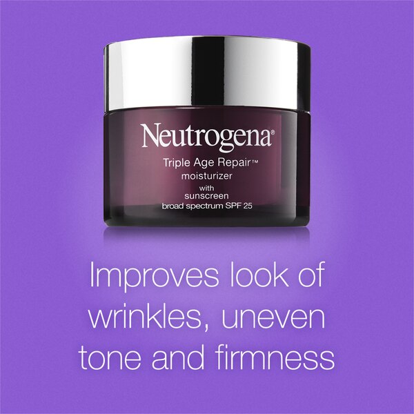 Neutrogena Triple Age Repair Moisturizer SPF 25, 1.7 OZ