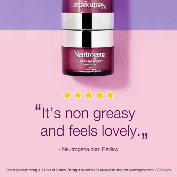 Neutrogena Triple Age Repair Moisturizer SPF 25, 1.7 OZ