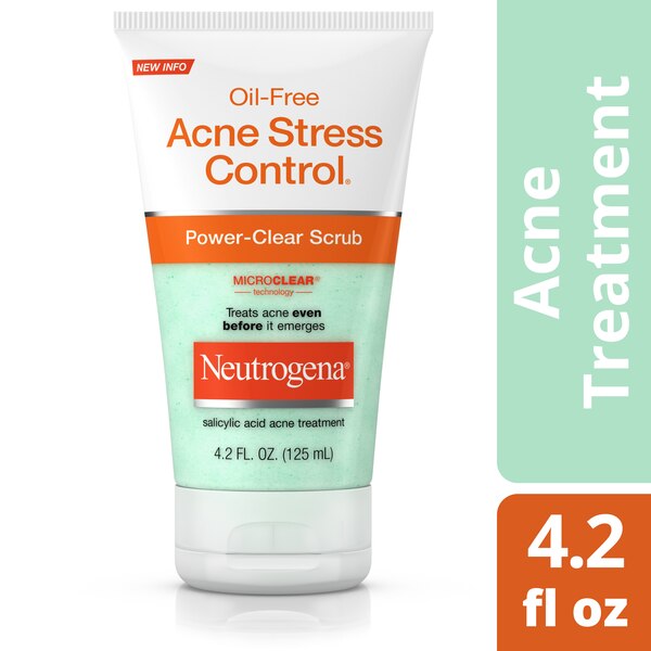 Neutrogena Oil-Free Acne Stress Control Power-Clear Scrub, 4.2 OZ