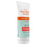 Neutrogena Oil-Free Acne Stress Control Power-Cream Wash, 6 OZ, thumbnail image