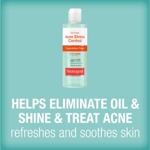 Neutrogena Oil-Free Acne Stress Control Triple-Action Toner, 8 OZ