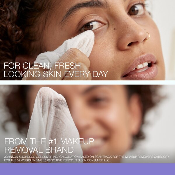 Neutrogena Makeup Remover Night Calming Cleansing Face Wipes, 25CT