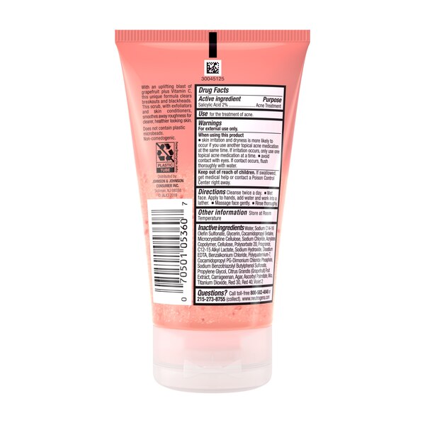 Neutrogena Oil-Free Acne Wash Pink Grapefruit Foaming Scrub