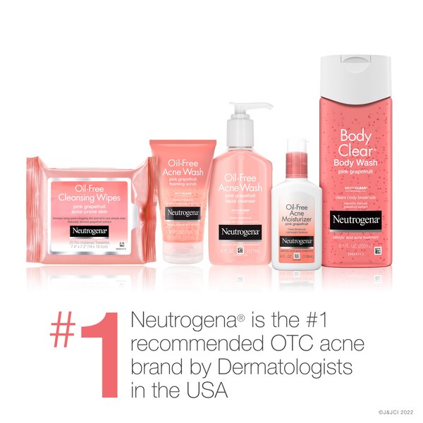 Neutrogena Oil-Free Acne Wash Pink Grapefruit Foaming Scrub