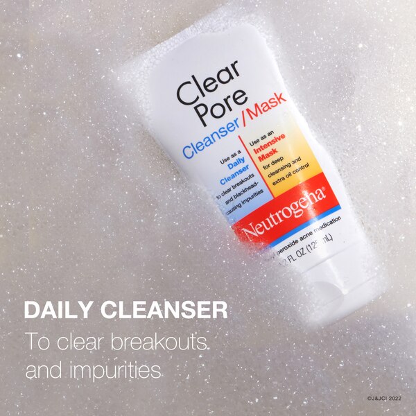 Neutrogena Clear Pore Cleanser/Mask, 4.2 OZ