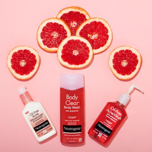 Neutrogena Oil-Free Acne Pink Grapefruit Facial Moisturizer, 4 OZ