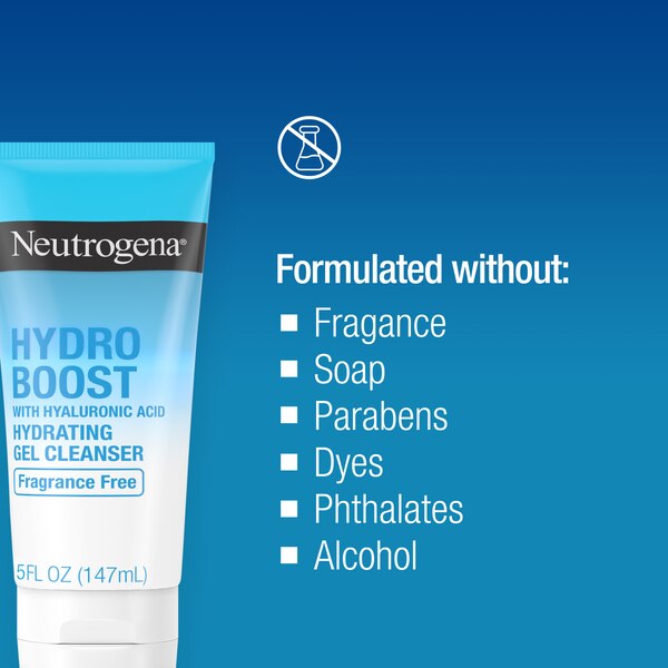 Neutrogena Hydro Boost Fragrance Free Foaming Face Wash, 5 fl. oz