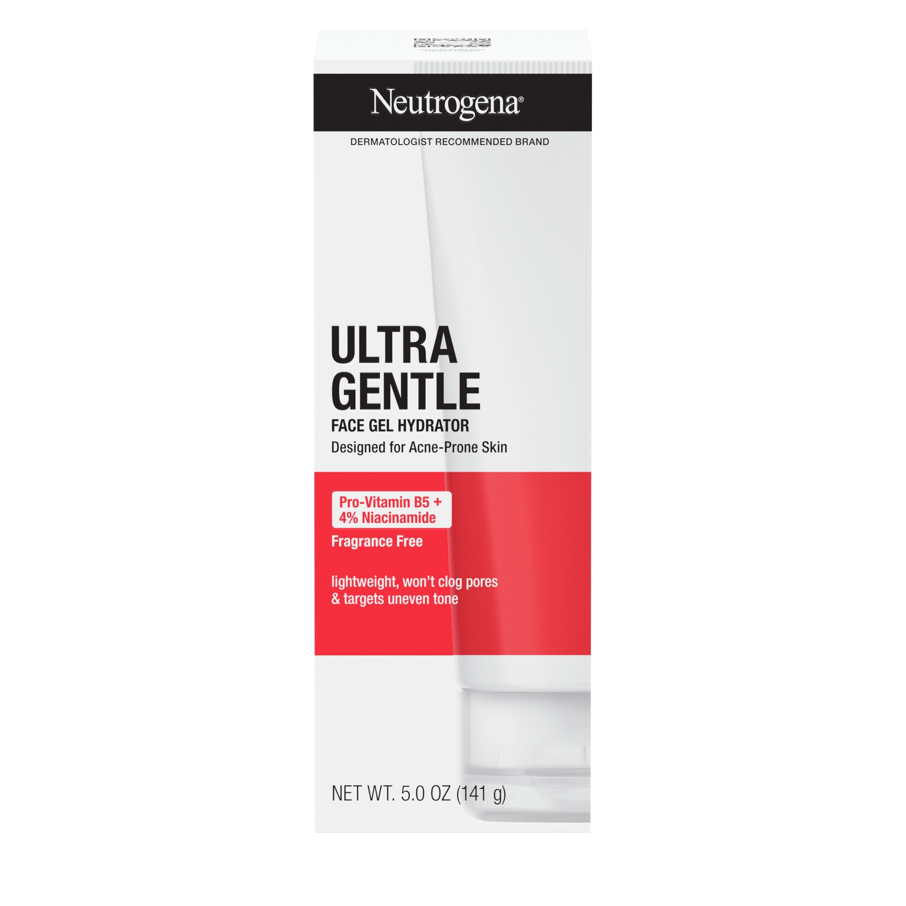 Neutrogena Ultra Gentle Face Gel Hydrator, Pro-Vitamin B5, 5 OZ