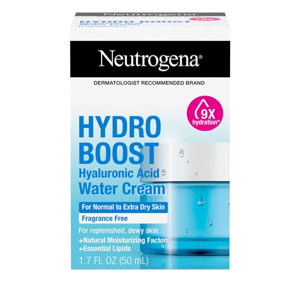 Neutrogena Fragrance Free Hydro Boost Water Face Cream, 1.7 OZ